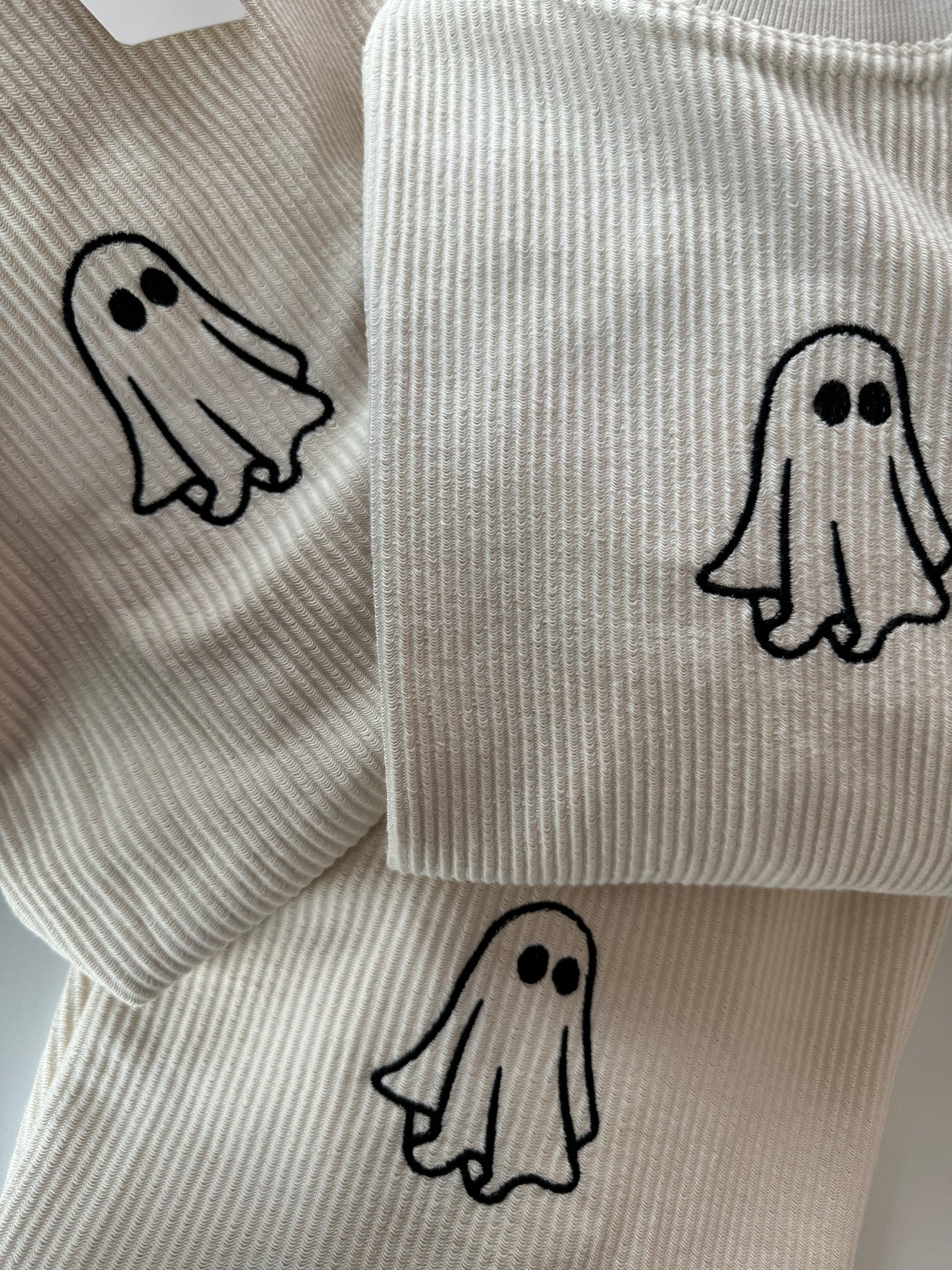 Corded Ghost Crewnecks- Ivory