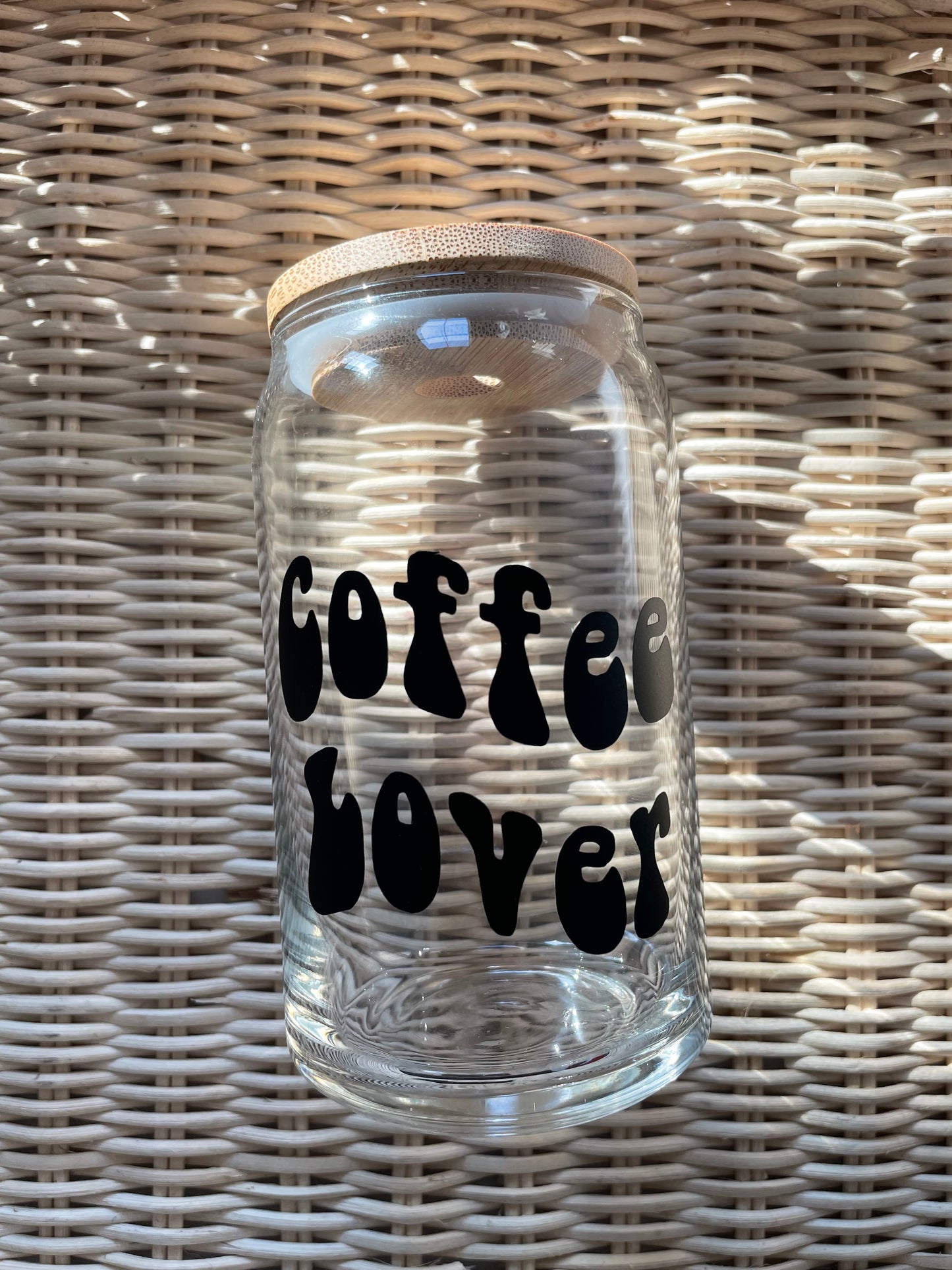 Coffee Lover Glass Cup