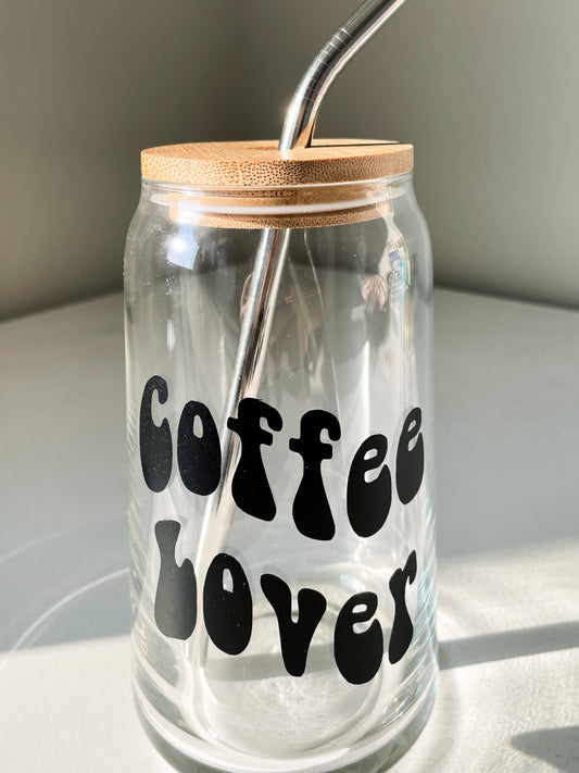 Coffee Lover Glass Cup