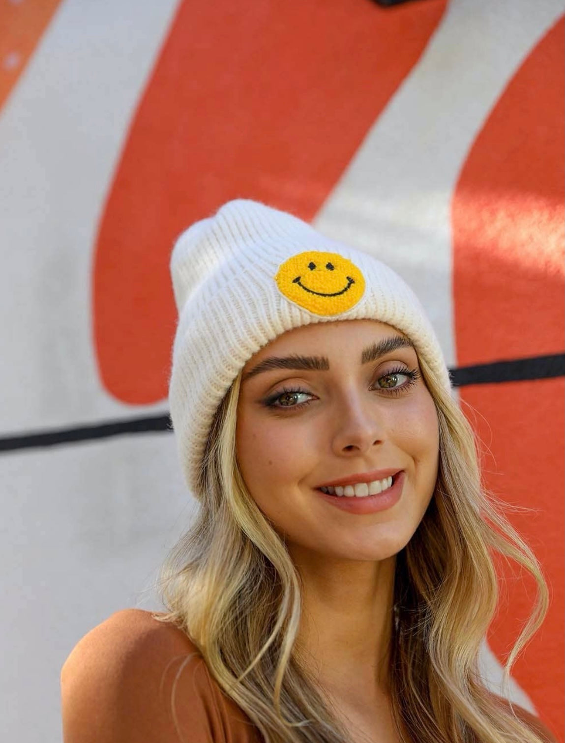 Smiley Face Beanie