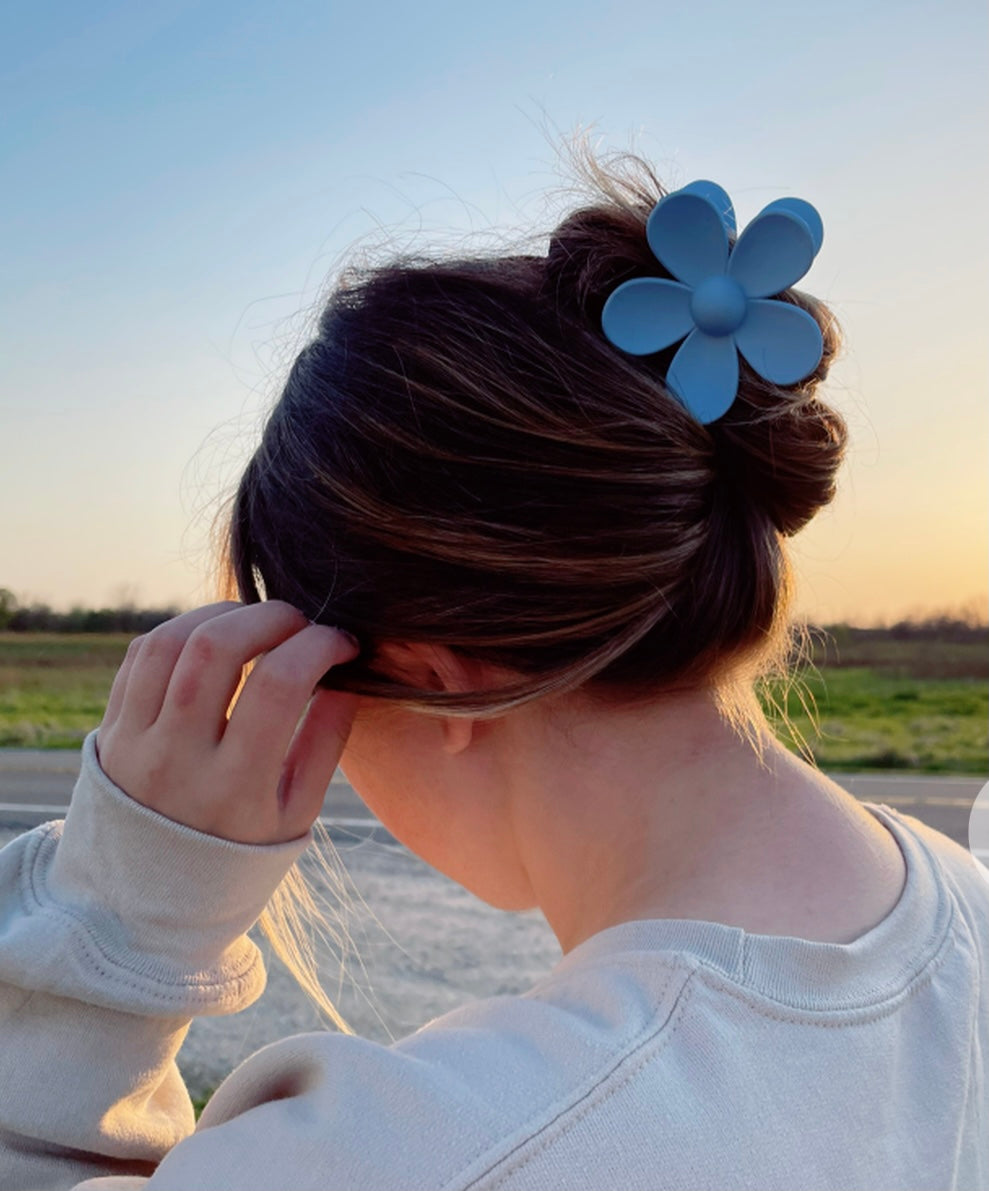 Floral Claw Clips