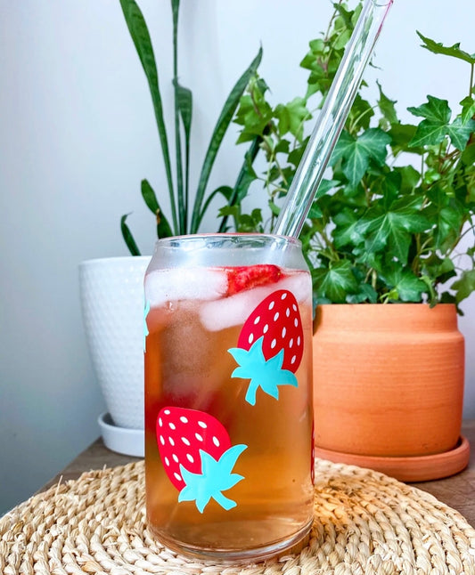 Strawberry Shortcake Glass Cups