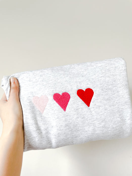 Heart Trio Sweatshirt