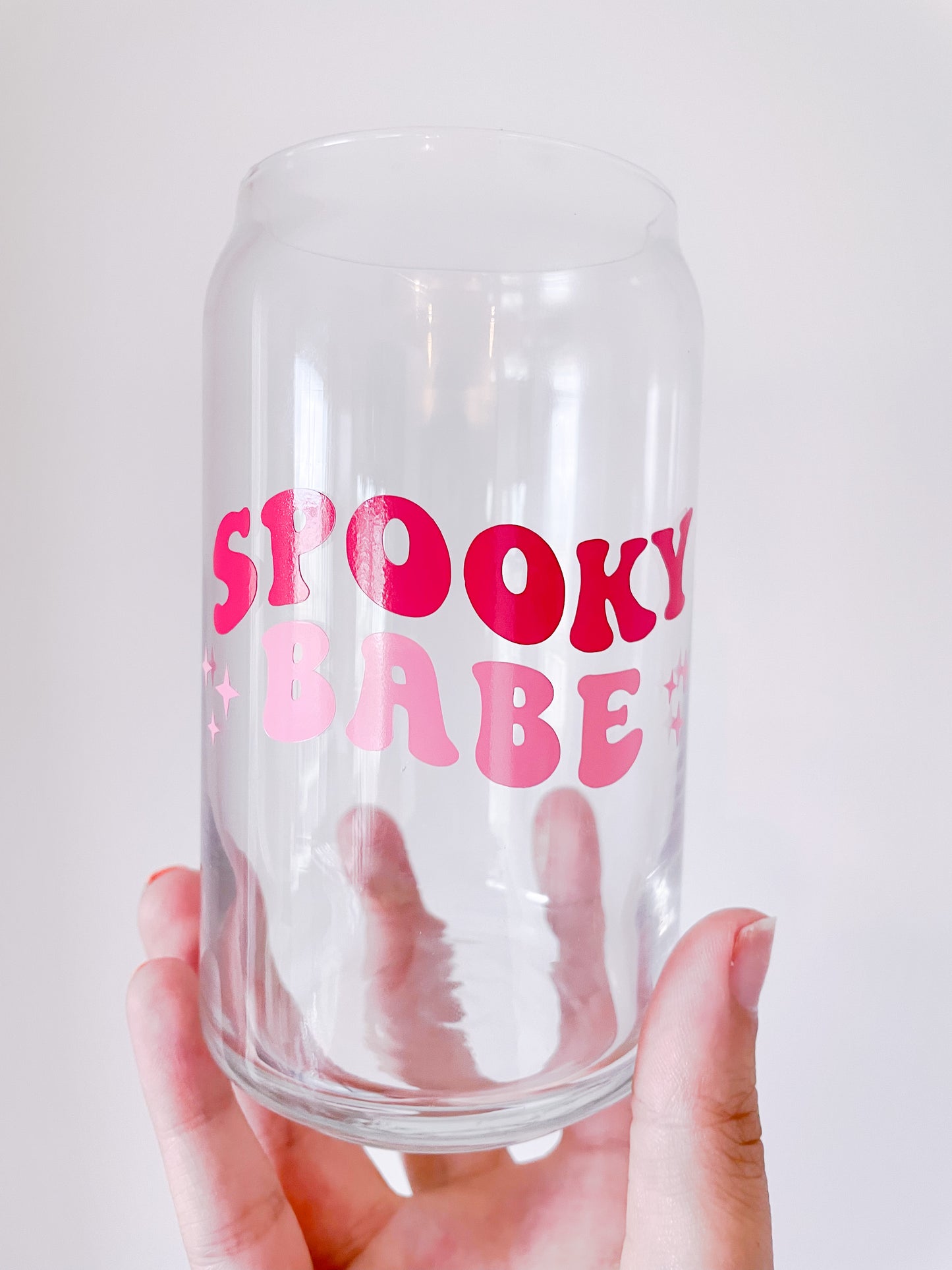 Spooky Babe Glass Cup